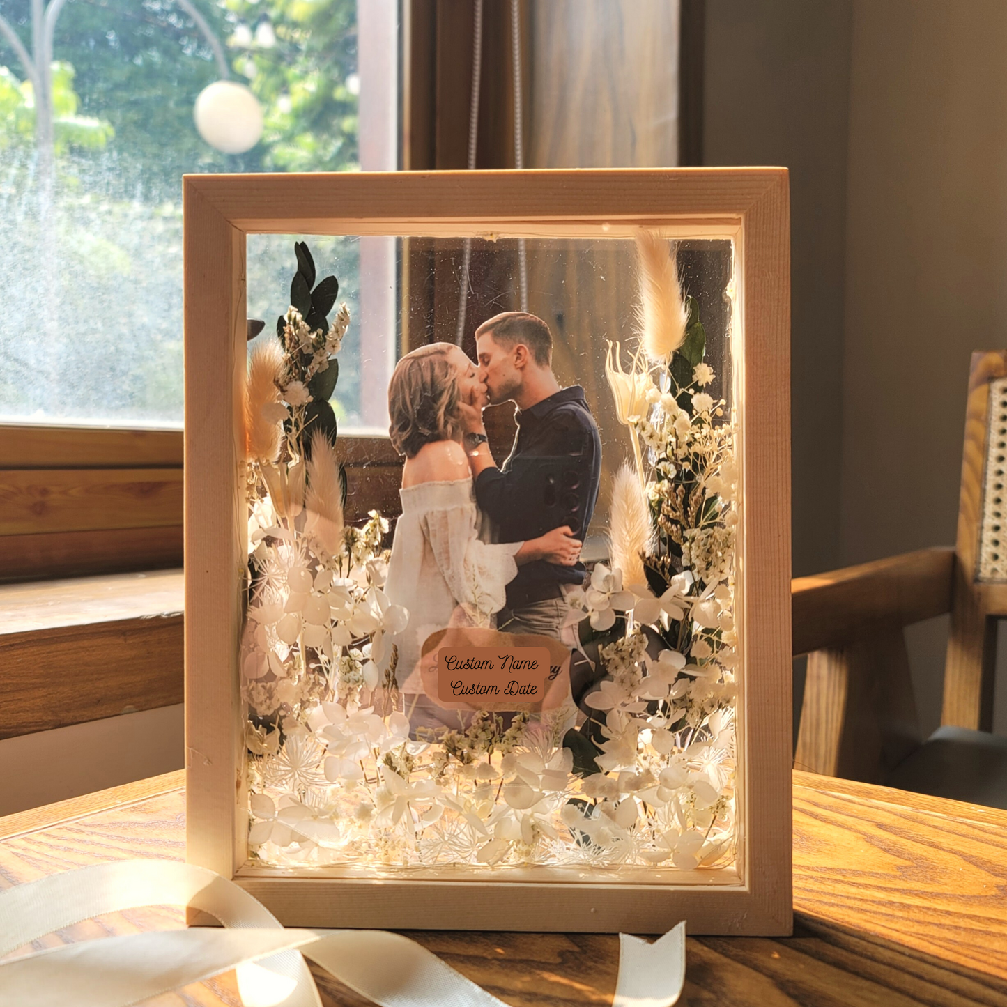 Wood Flower Frame