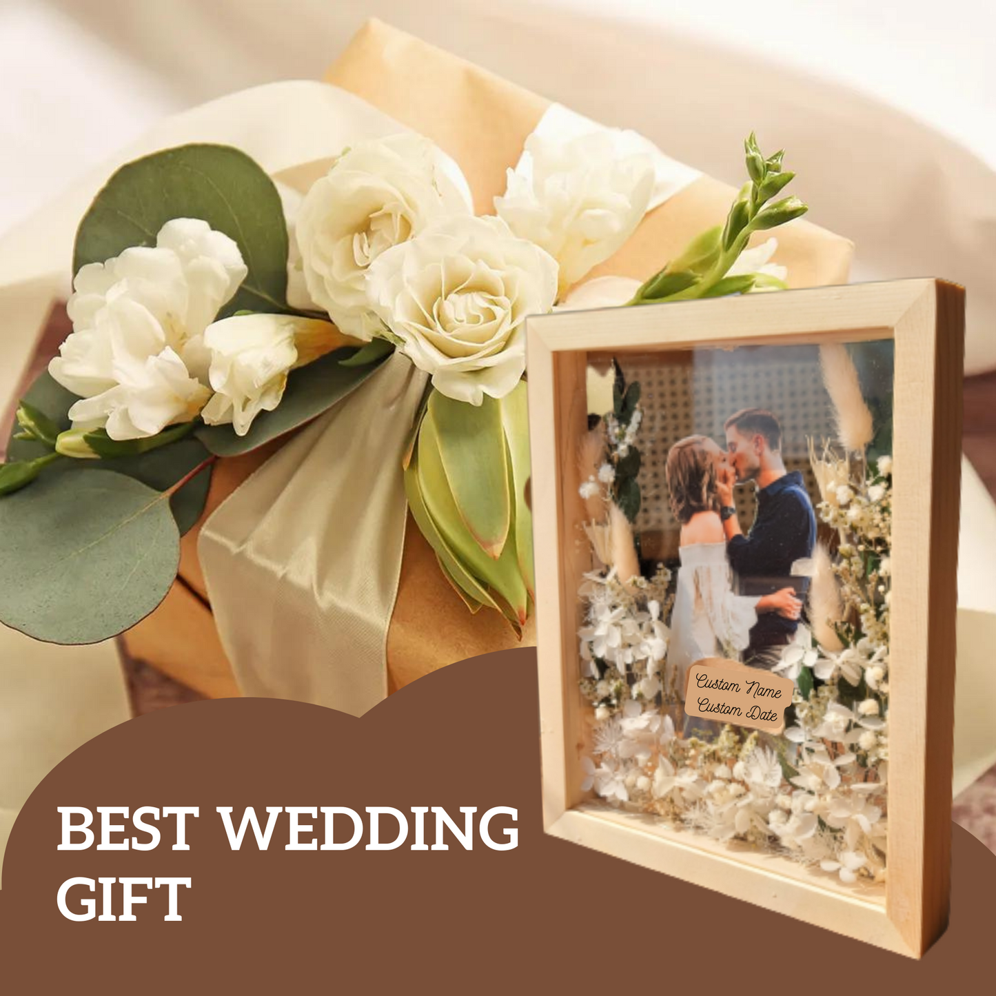 Wood Flower Frame