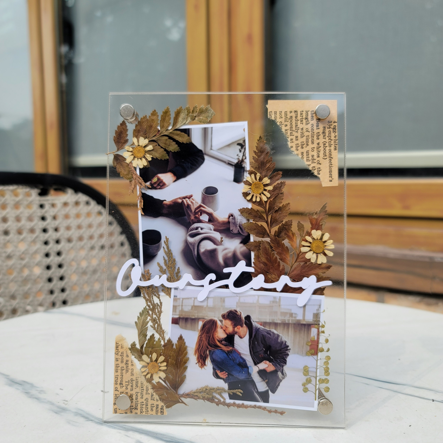 Acrylic Flower Frame